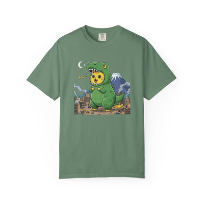 Cat cosplay Godzilla Funny Design Unisex T-Shirt style 1