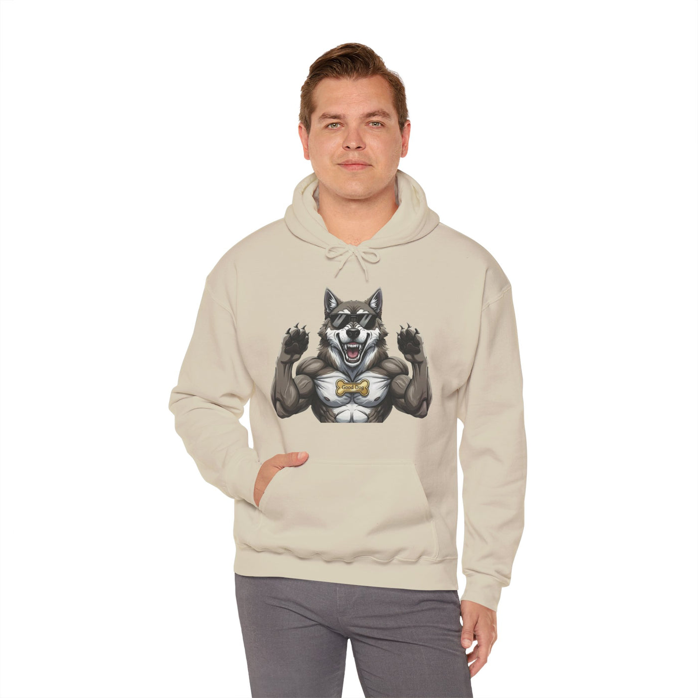Good Dog style 2 Unisex Hoodie - Fun & Playful Design