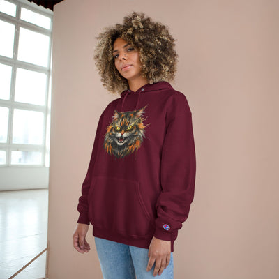 Mad Cat style 1 Men and Women Champion Hoodie