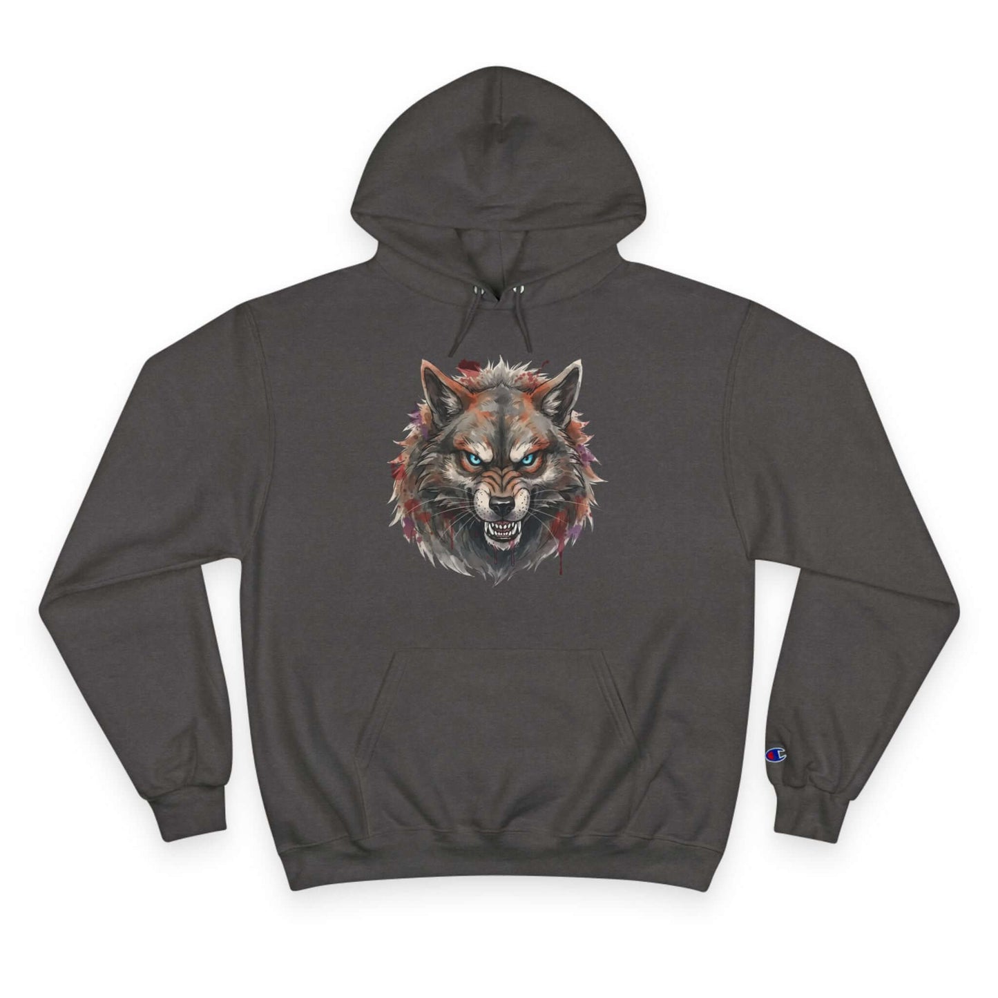 Angry Dog Men and Women Champion Hoodie style 2