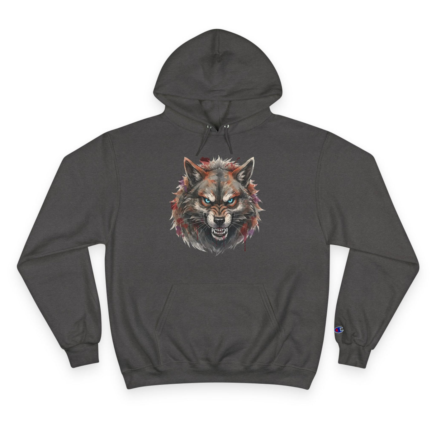 Angry Dog style 2 Men and Women Champion Hoodie