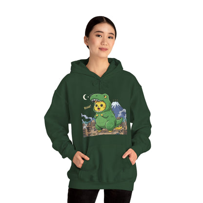 Cat cosplay Godzilla Funny Design Unisex Hoodie style 1