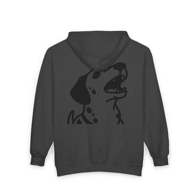 Dog Lover style 2 Unisex Full Zip Hoodie - Cozy, Customizable Sweatshirt Perfect for Gifting, Casual Wear, Fall/Winter Essentials, Lounge