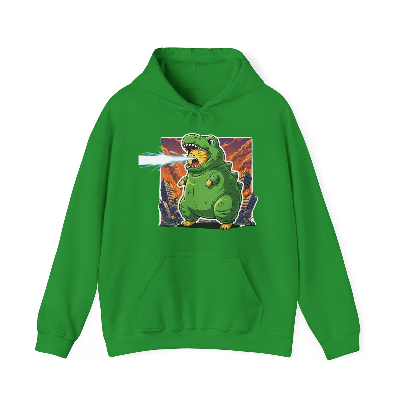 Cat cosplay Godzilla style 3 Unisex Hoodie - Fun & Playful Design
