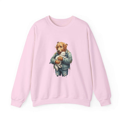 Watercolor Dog painting Unisex Crewneck Sweatshirt style 6