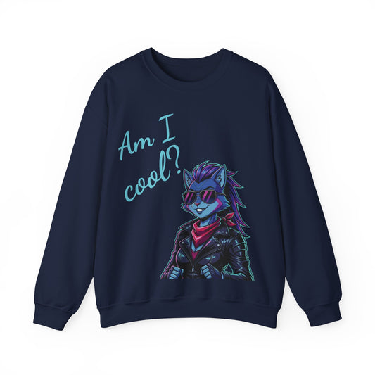 Cool Cat Unisex Heavy Blend Crewneck Sweatshirt style 2