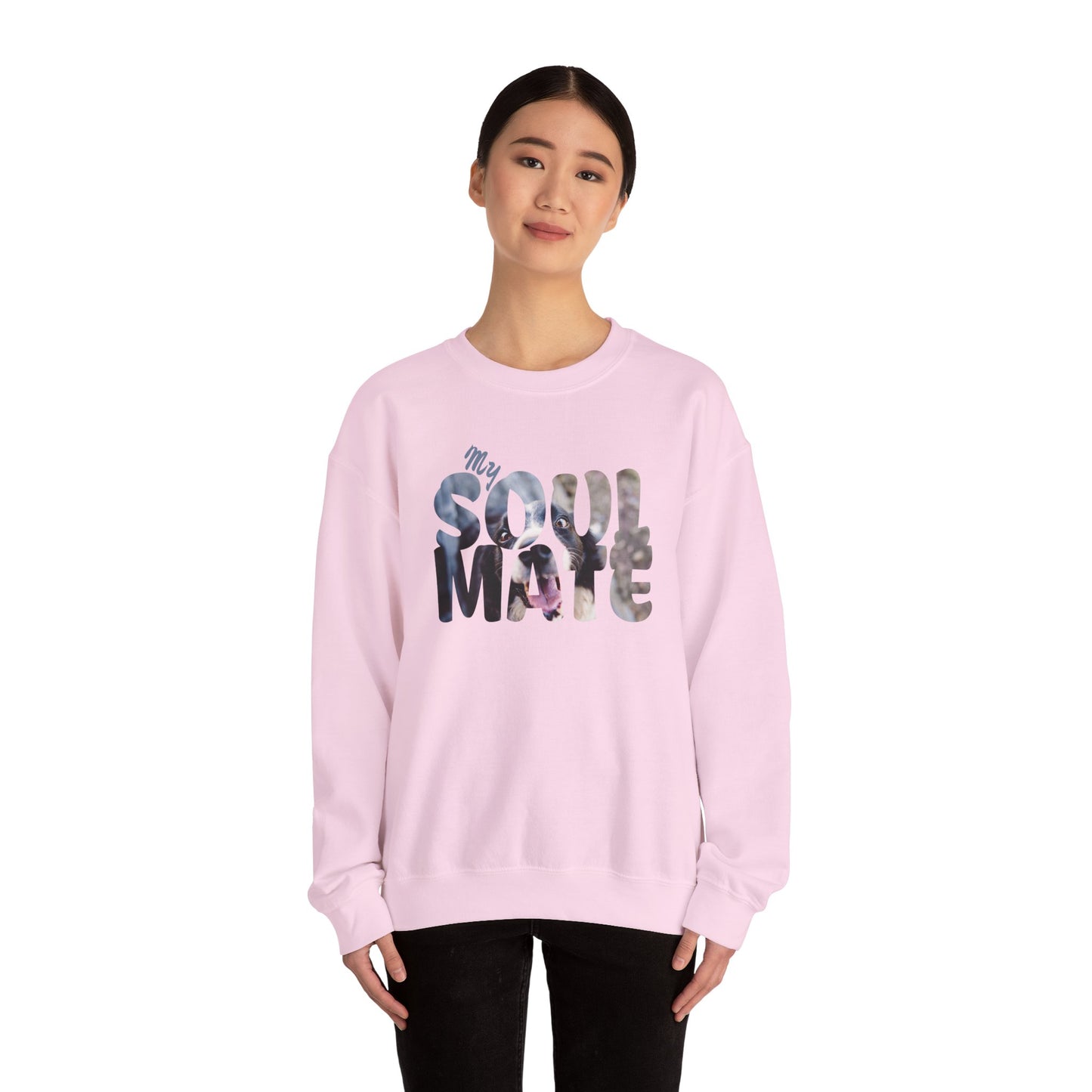 Dog My Soulmate Unisex Crewneck Sweatshirt