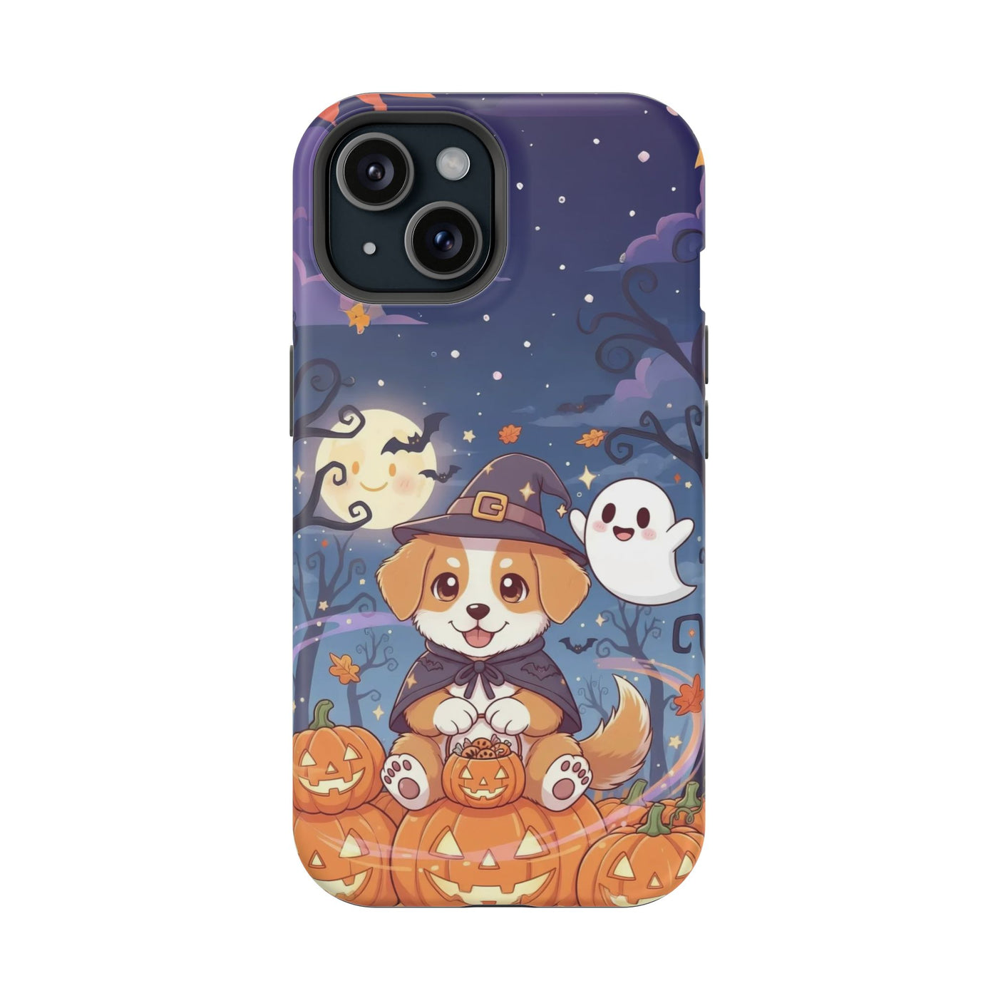 Halloween cute puppy anime style 3 Magnetic Impact-Resistant Phone Case, Cute Dog Design, Pet Owner Gift, Animal Lover Accessory, Birthday Gift for Dog Lovers