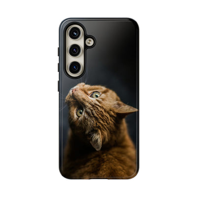 Yellow Cat - Tough Phone Case for Apple iPhone & Samsung Galaxy, Cute Pet Accessories, Gift for Cat Lovers