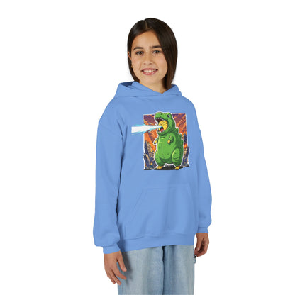 Cat cosplay Godzilla Unisex Kids Hoodie style 3