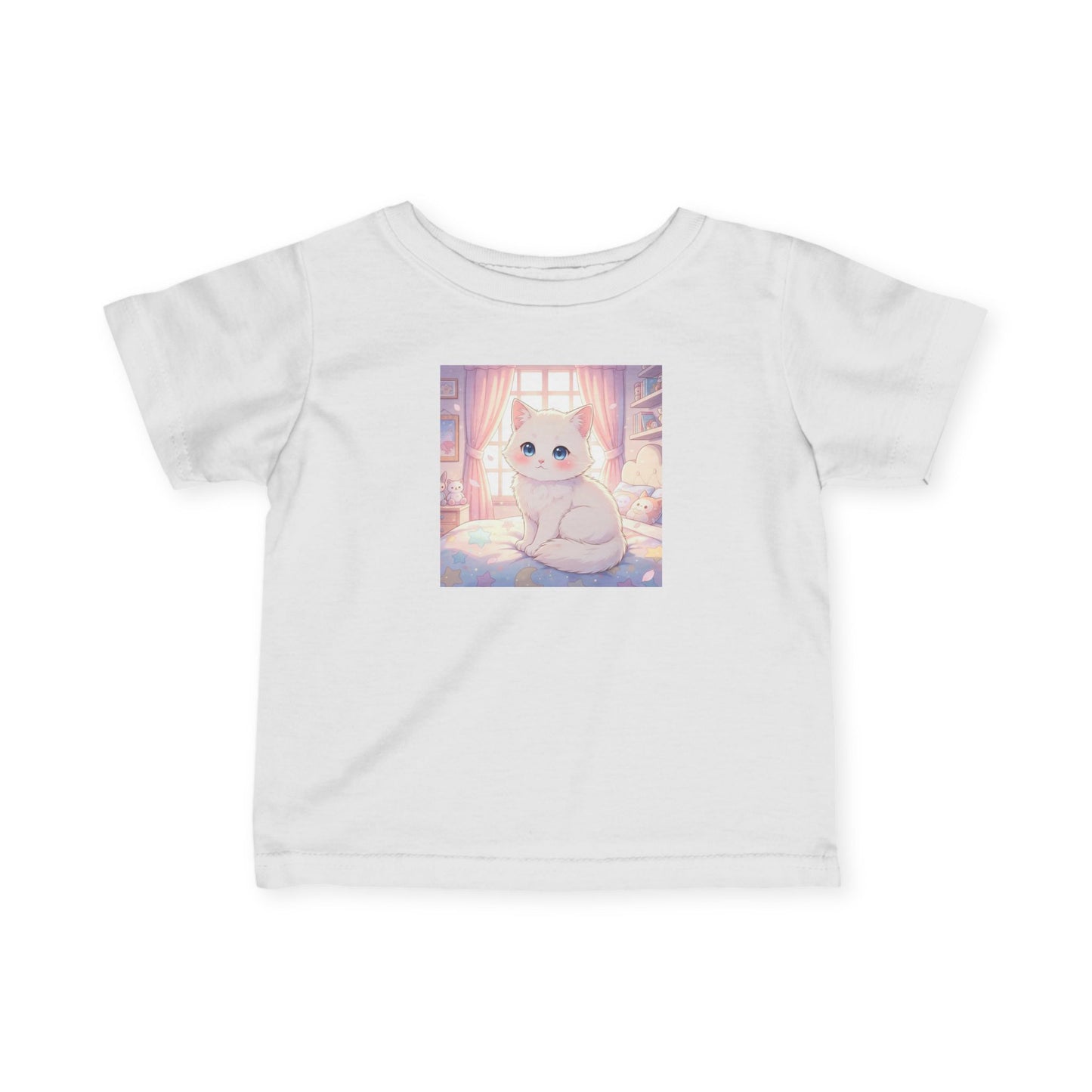 Cute Kitten Infant Baby Fine Jersey T-Shirt style 2