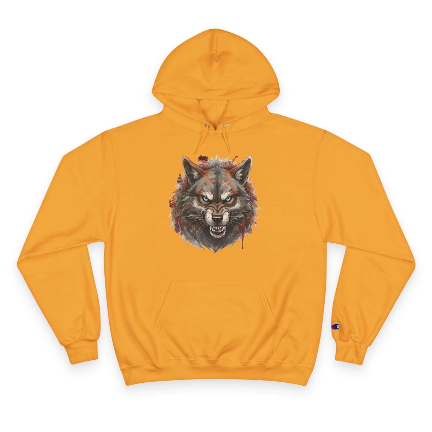 Angry Dog Men and Women Champion Hoodie style 2