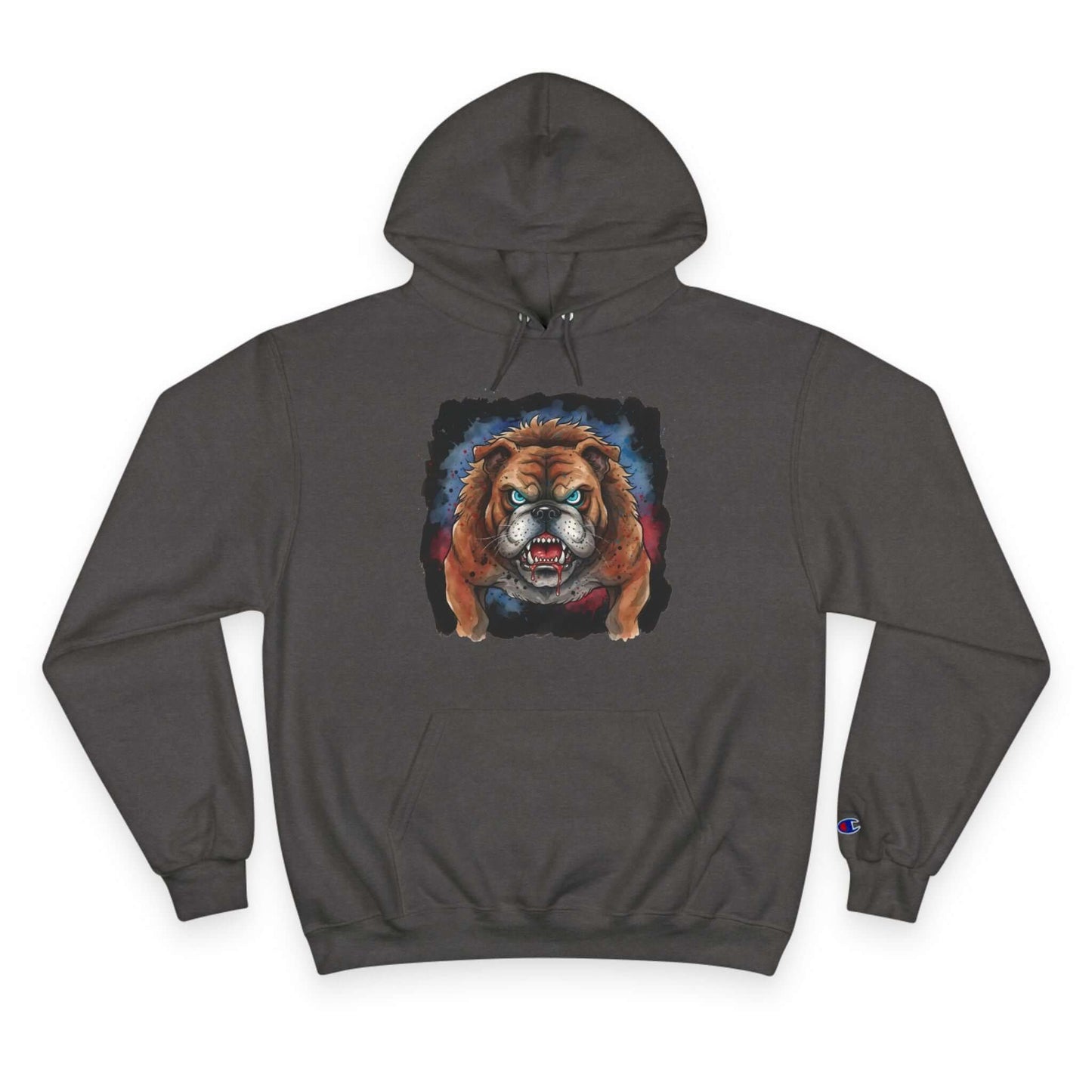 Angry Dog Men and Women Champion Hoodie style 4