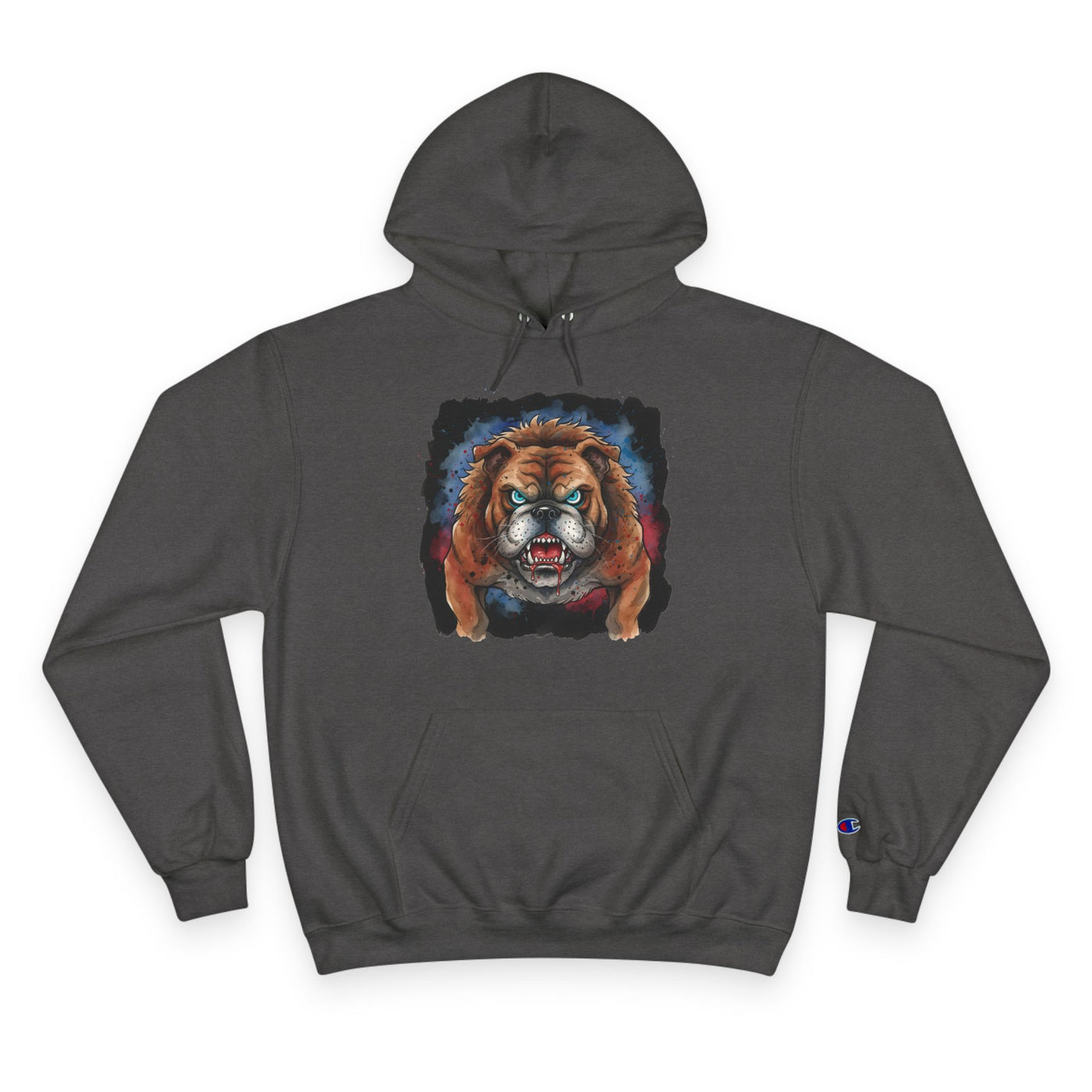 Angry Dog style 4 Men and Women Champion Hoodie