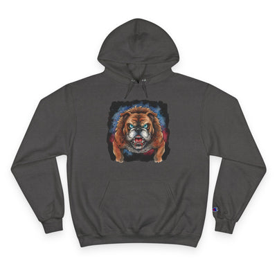 Angry Dog style 4 Men and Women Champion Hoodie