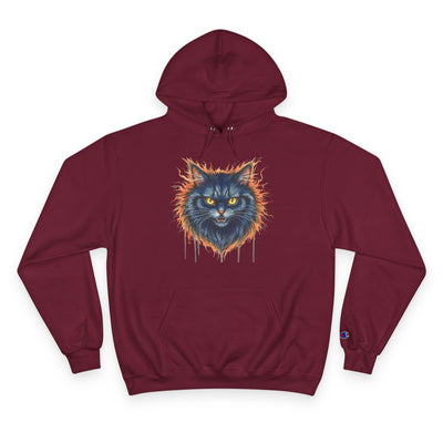 Mad Cat style 2 Men and Women Champion Hoodie