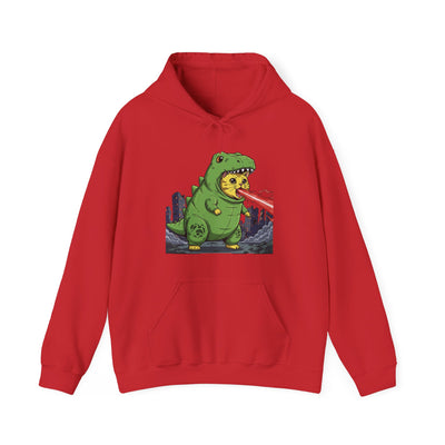 Cat cosplay Godzilla style 4 Unisex Hoodie - Fun & Playful Design