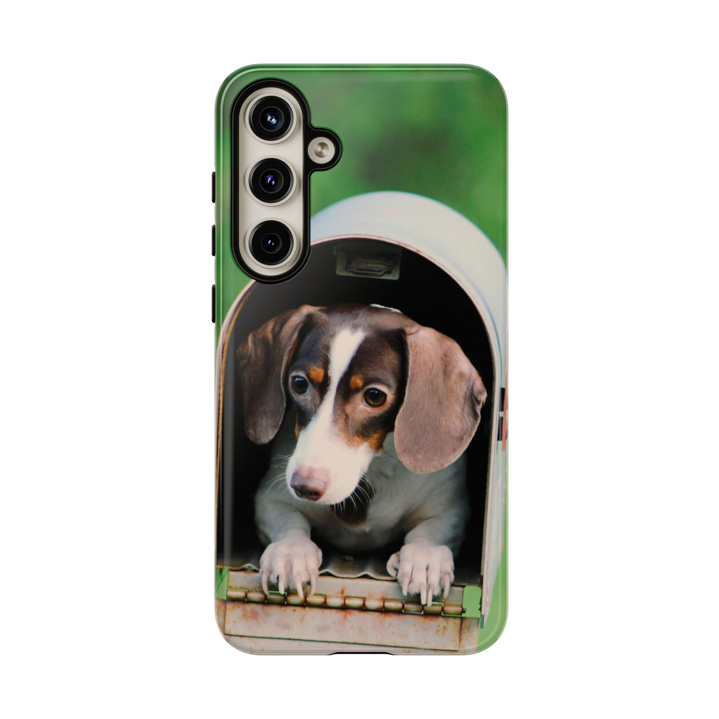 Puppy in mailbox - Tough Phone Case for Apple iPhone & Samsung Galaxy, Cute Pet Accessories, Gift for Cat Lovers
