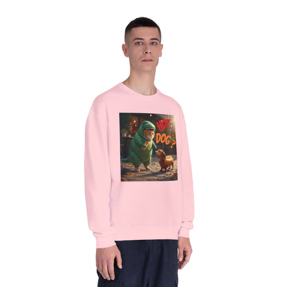 Tyrannosaurus Cat & Hot Dog Unisex NuBlend Sweatshirt