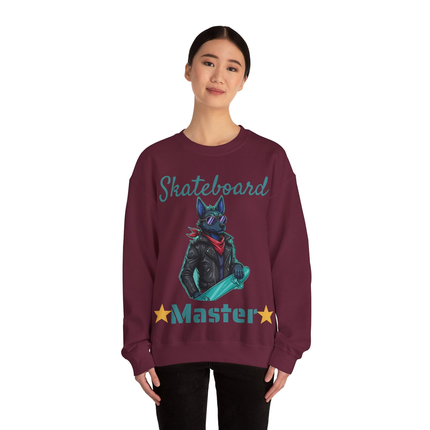 Cool Dog Unisex Heavy Blend Crewneck Sweatshirt style 4