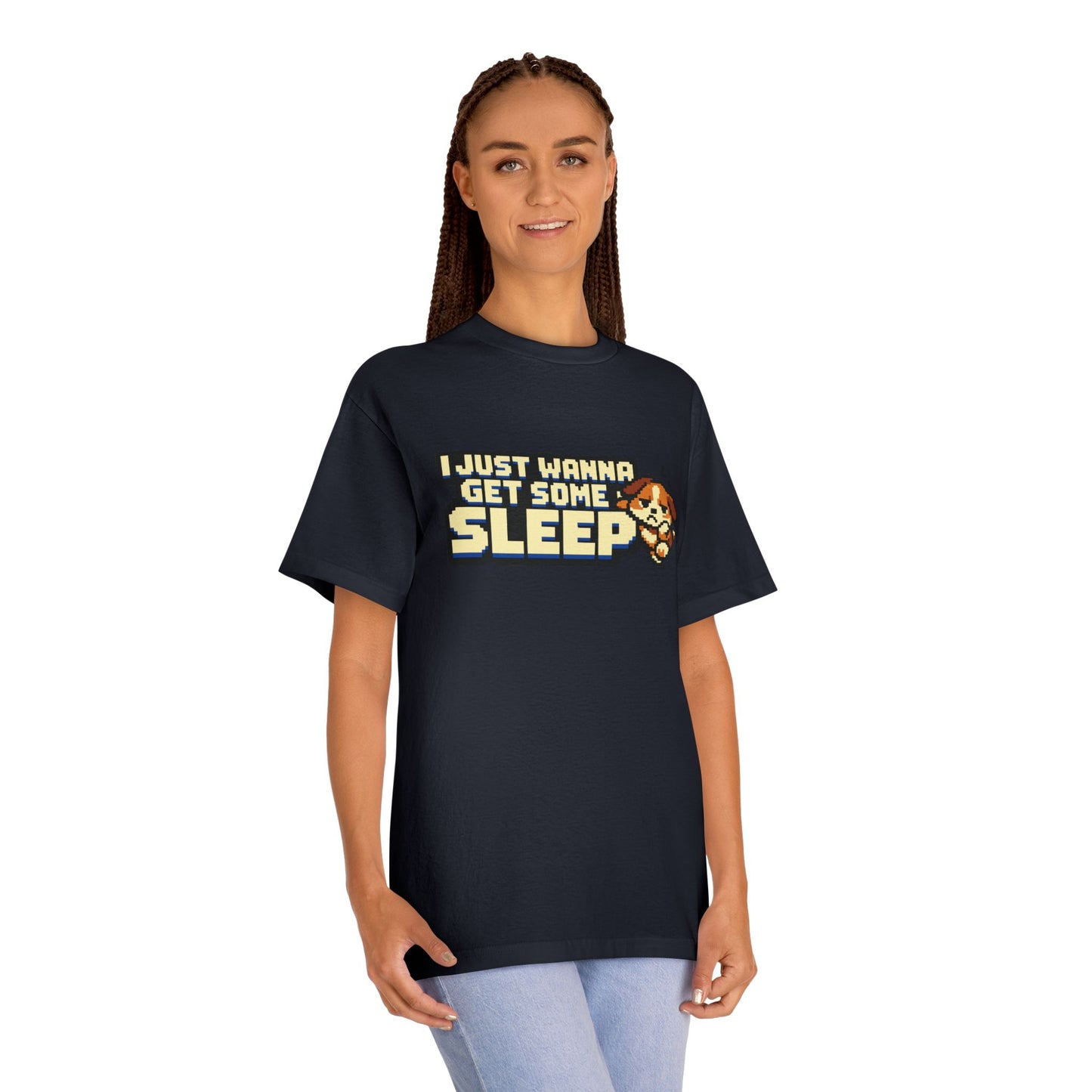 I Just Wanna Get Some Sleep Cute Sleeping Puppy Graphic T‑Shirt