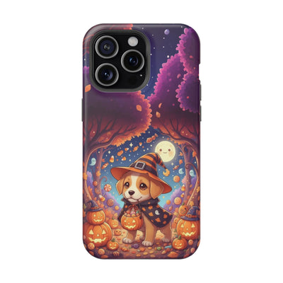 Halloween cute puppy anime style 1 Magnetic Impact-Resistant Phone Case, Cute Dog Design, Pet Owner Gift, Animal Lover Accessory, Birthday Gift for Dog Lovers