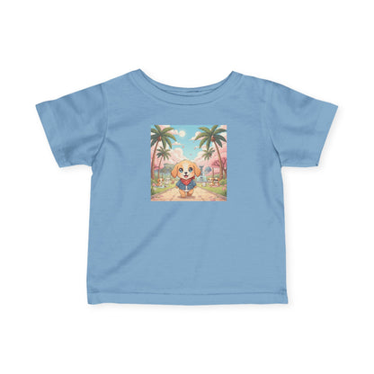 Cute Puppy Infant Baby Fine Jersey T-Shirt style 3
