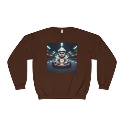 Go Kart Cat Unisex NuBlend Crewneck Sweatshirt style 2
