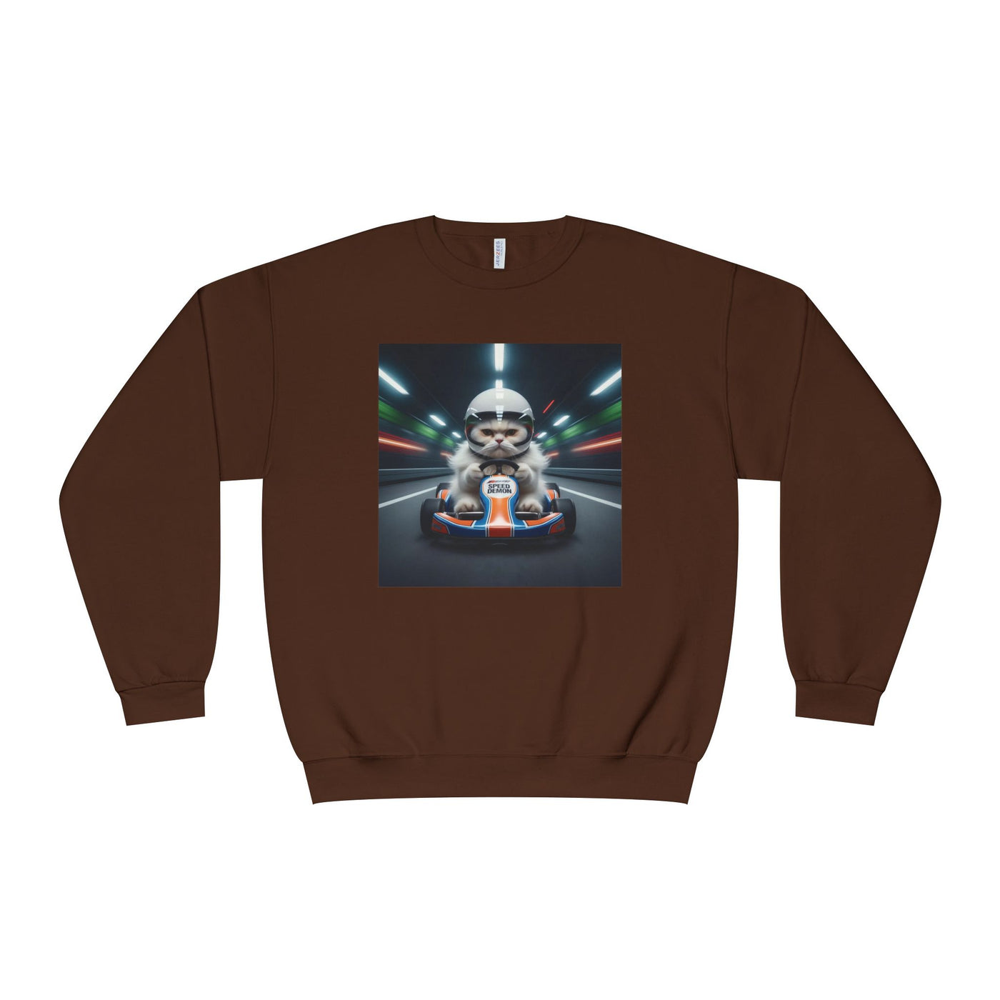 Go Kart Cat style 2 Unisex NuBlend® Crewneck Sweatshirt