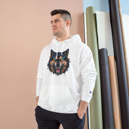 Angry Dog Men and Women Champion Hoodie style 1