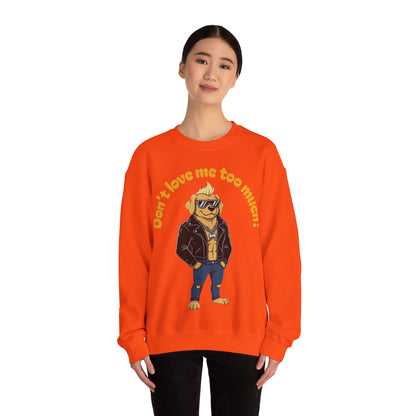 Cool Dog Unisex Heavy Blend Crewneck Sweatshirt style 2