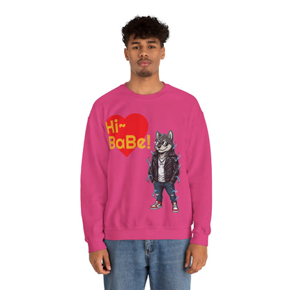 Cool Dog Unisex Heavy Blend Crewneck Sweatshirt style 3