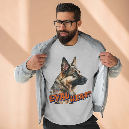 Loyal Heart Dog Lover Unisex Crewneck Sweatshirt style 2