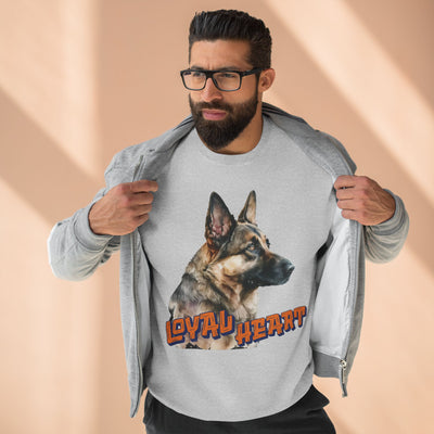 "Loyal Heart" Dog Lover style 2 Unisex Crewneck Sweatshirt
