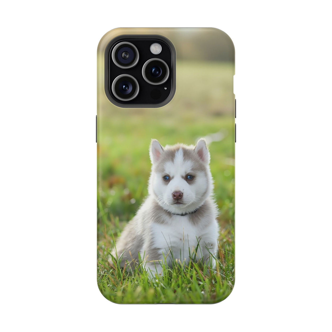Magnetic Dog Case style 1 for Apple iPhone, Cute Puppy Phone Cover, Impact-Resistant Dog Lover Gift, Pet Protection Case, Animal-Themed Phone Accessory