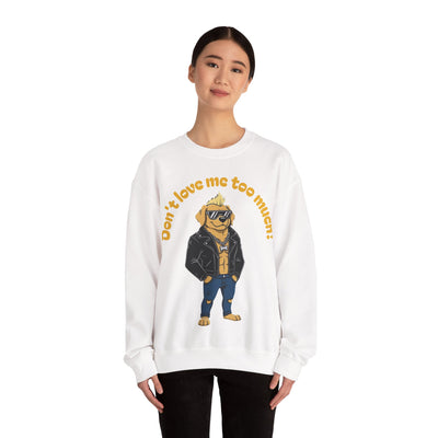 Cool Dog style 2 Unisex Crewneck Sweatshirt | Cozy Gift for Dog Lovers, Casual Wear, Unique Graphic Sweatshirt, Birthday Gift, Everyday Style