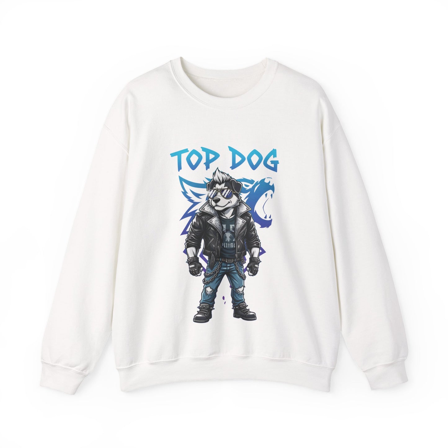 Cool Dog Unisex Heavy Blend Crewneck Sweatshirt style 1
