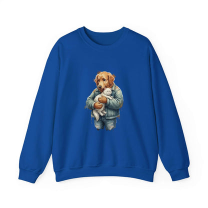 Watercolor Dog painting Unisex Crewneck Sweatshirt style 6