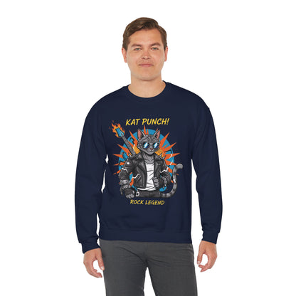 Cool Cat Unisex Heavy Blend Crewneck Sweatshirt style 1