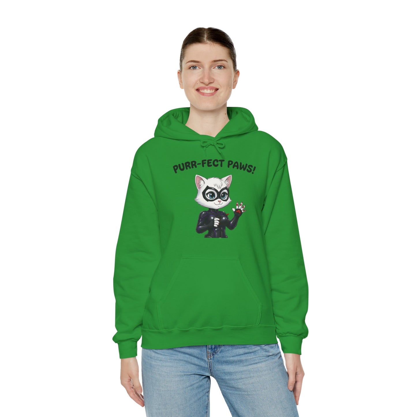 Cat cosplay Cat Woman Funny Design Unisex Hoodie style 1