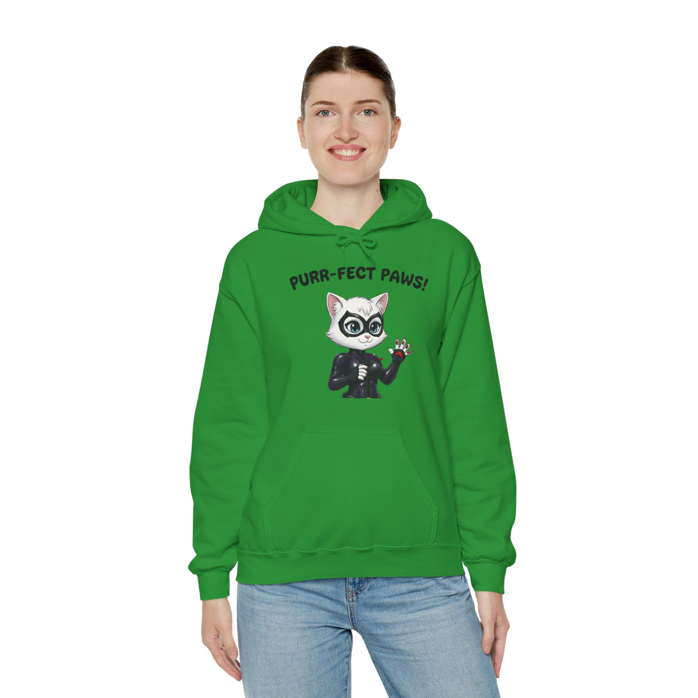 Cat cosplay Cat Woman style 1 Unisex Hoodie - Fun & Playful Design