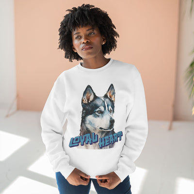 "Loyal Heart" Dog Lover style 3 Unisex Crewneck Sweatshirt