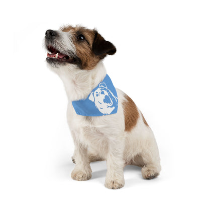 Blue Dog Bandana Collar – Dog Accessory, Great for Playtime, Pet Parties, Dog Walks, Halloween Costumes, and Summer Fun