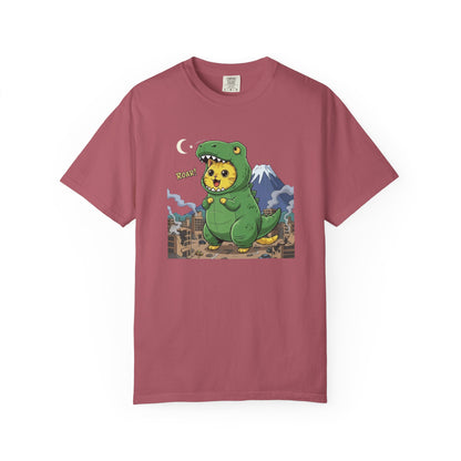 Cat cosplay Godzilla Funny Design Unisex T-Shirt style 1