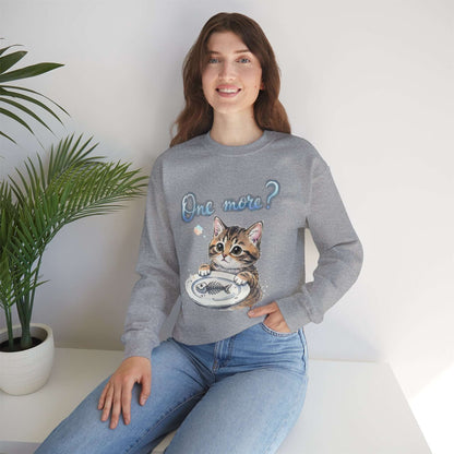 Watercolor Cat painting Unisex Crewneck Sweatshirt style 3