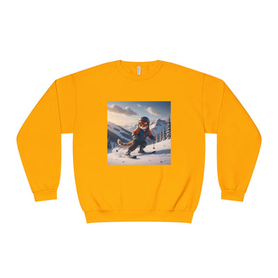 Skiing Cat Unisex NuBlend® Crewneck Sweatshirt