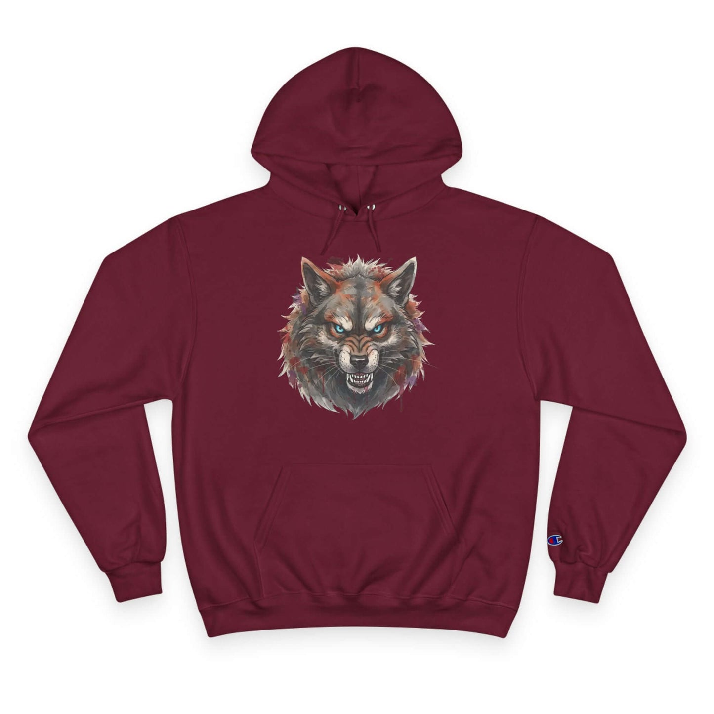Angry Dog Men and Women Champion Hoodie style 2
