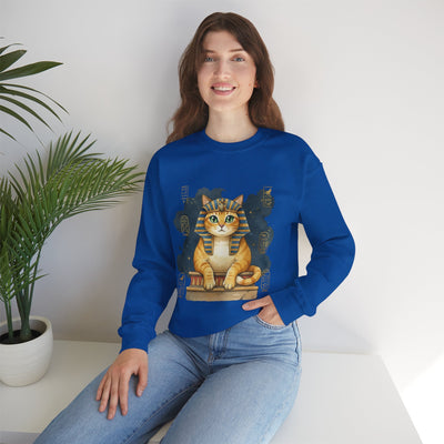 Watercolor painting style 9 Men & Women Cute Cat Pile Crewneck Sweatshirt