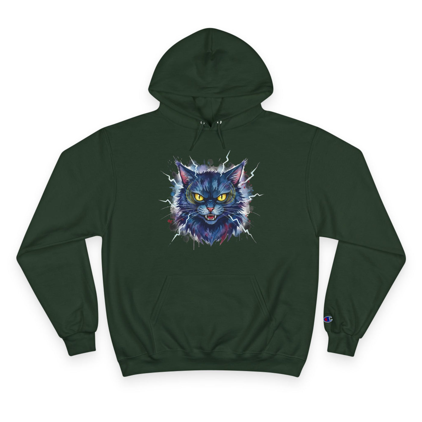 Mad Cat style 4 Men and Women Champion Hoodie