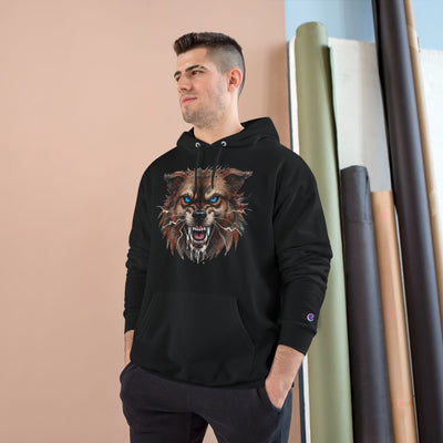 Angry Dog style 3 Men and Women Champion Hoodie